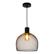 Main image of Wire Mesh Industrial Dome Pendant Ceiling Light with E27 | TEKLED 150-18026