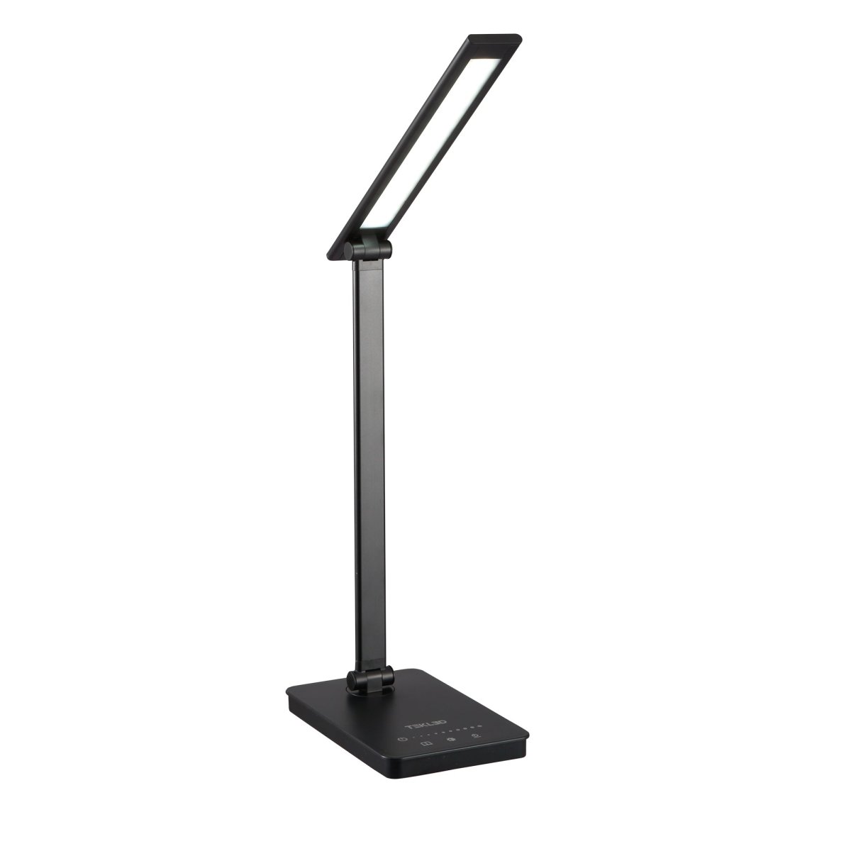 Main image of Zingo Silver Desk Light Dimmable and Colour Modes | TEKLED 130-03618