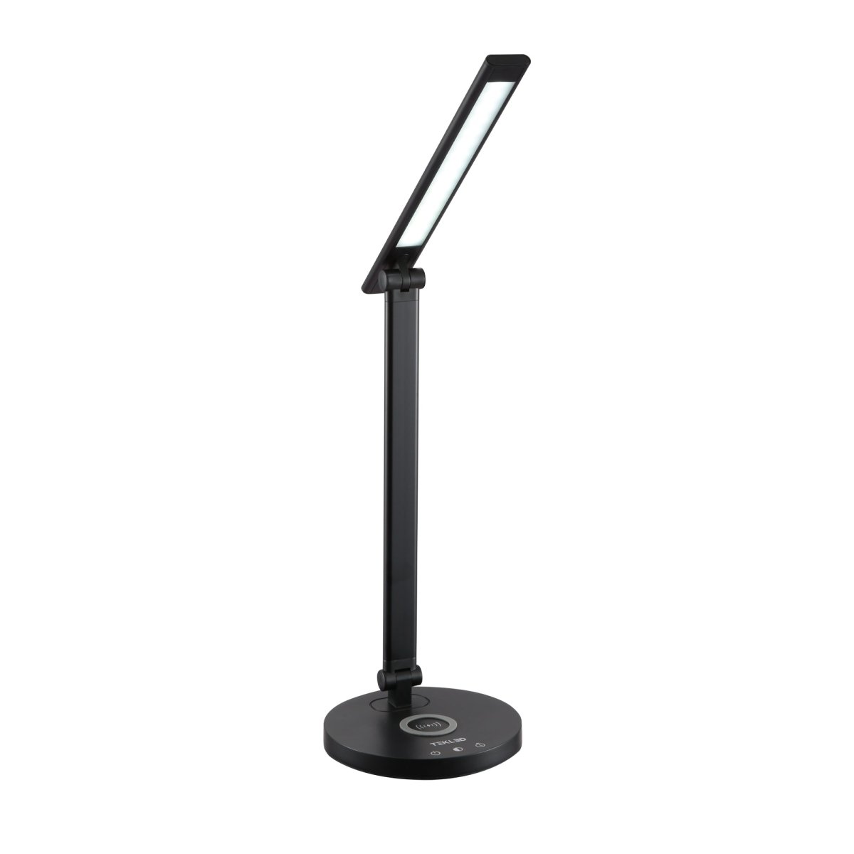 Main image of Lingo Silver Desk Light Dimmable and Colour Modes with Wireless Phone Charger | TEKLED 130-03626