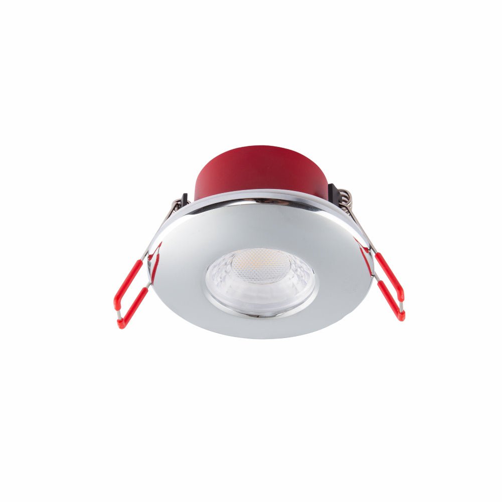 Main image of Fire Rated Waterproof IP65 Dimmable CCT Change 500 Lm Downlight White | TEKLED 143-03752