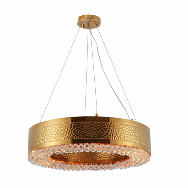 Main image of Ball Crystal Gold Metal Chandelier D600 with 8XE14 Fitting | TEKLED 156-19564