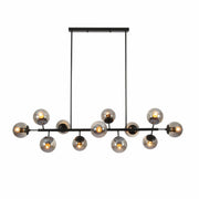 Black body smoky globe glass 12 lamp main
