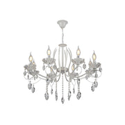 Main image of Tabitha Mediterranean Elegant Transitional Elizabeth Style Crystal Chandelier Ceiling Light E14 | TEKLED 159-17708
