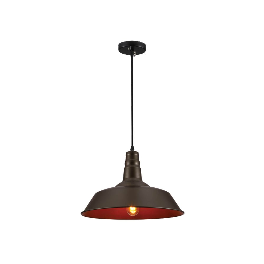 Red farmhouse on sale pendant light