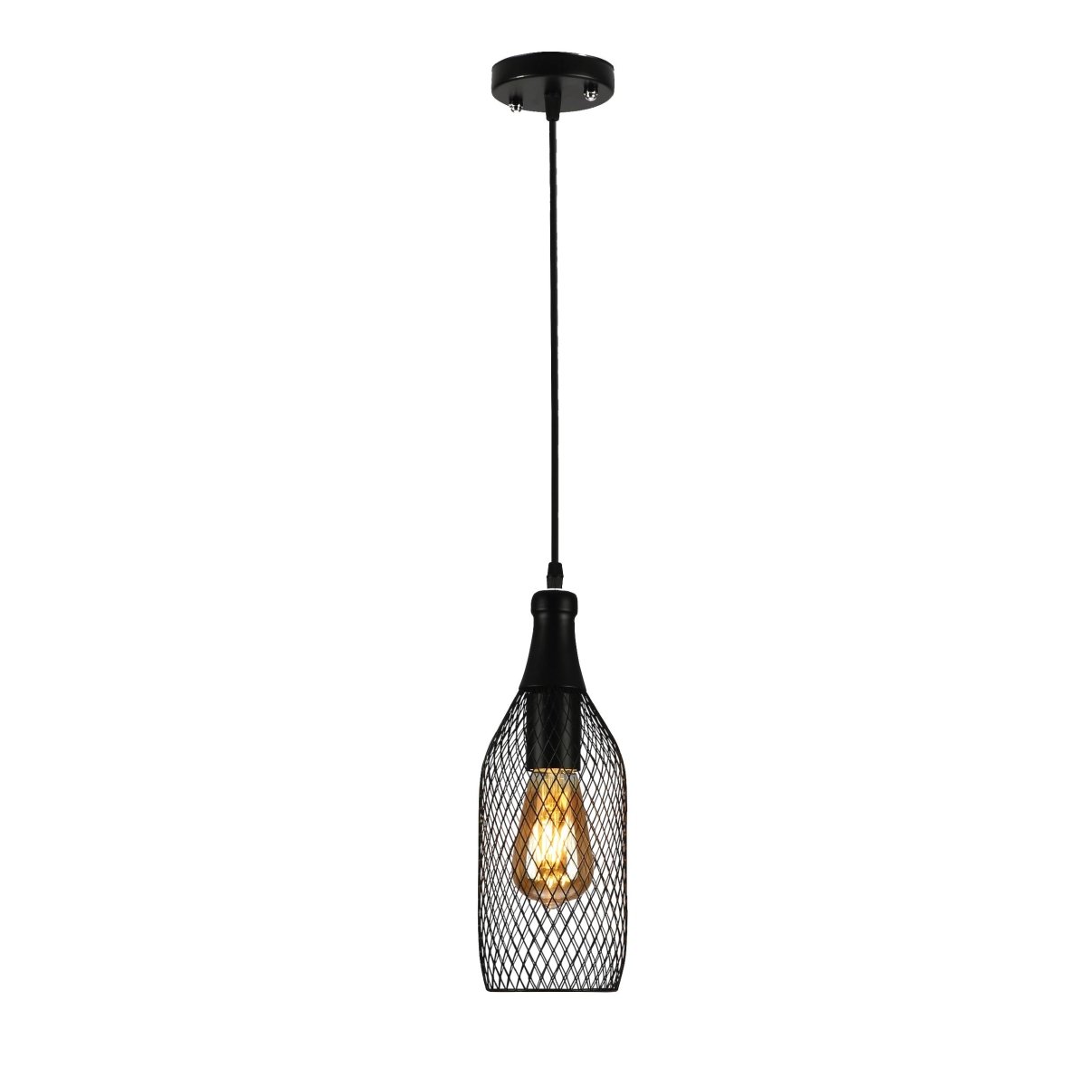Main image of Wire Mesh Industrial Dome Pendant Ceiling Light with E27 | TEKLED 159-17752