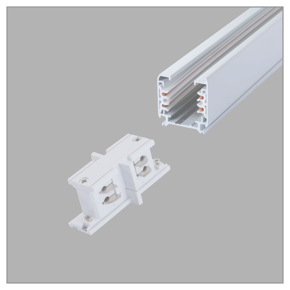 Main image of Connector for Track for 5 Conductor Tracklight adaptors I - straight White 175-15735