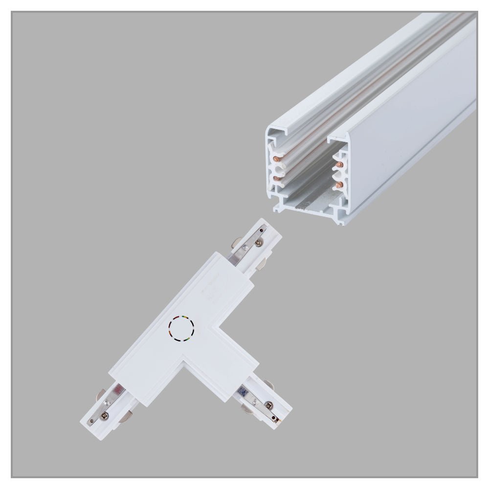 Main image of Connector for Track for 5 Conductor Tracklight adaptors T - tee White 175-15745
