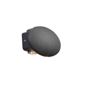 Main image of Black Ellipse Up Down Decorative Outdoor Modern LED Wall Light | TEKLED 182-03374