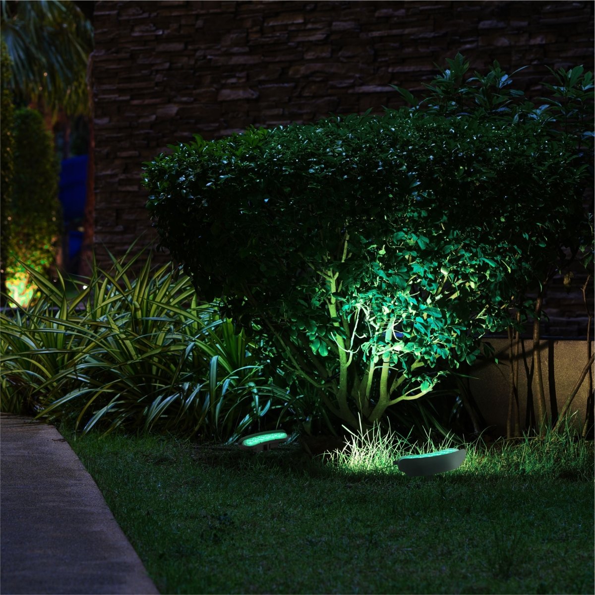 More exterior usage of Tree Washer LED Floodlight 12W 3000K Warm White or Green | TEKLED 224-03156