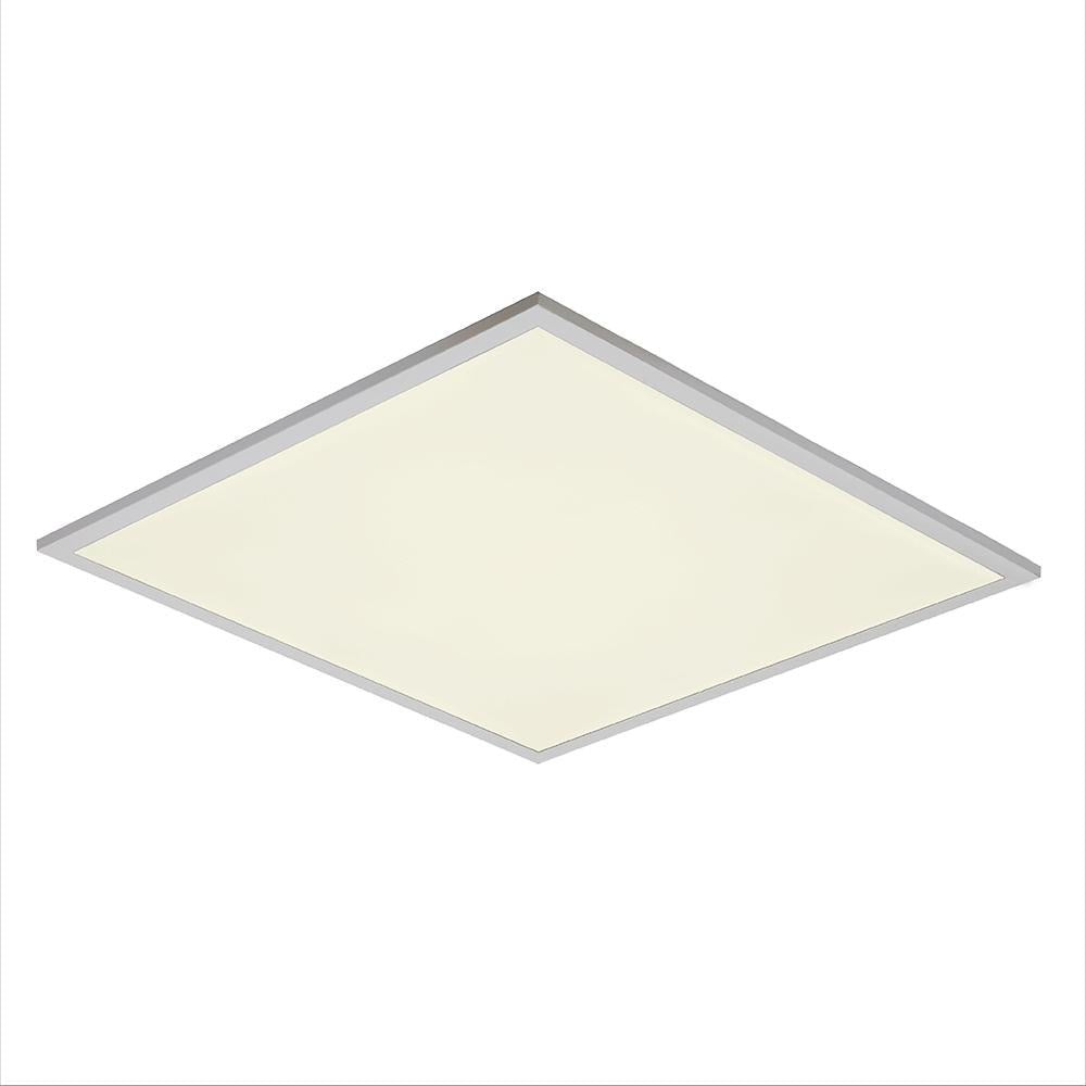 Close up of LED Backlit Panel Light 38W 3800Lm 3000K Warm White 600x600 2x2ft Non-Flickering
