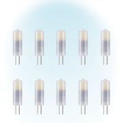 LED Capsule Bulb G4 Snap Fix 1.5W 140lm Pack of 10 230Vac 3000K cool daylight 6000k