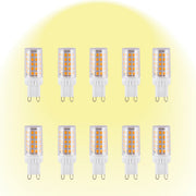 LED Capsule Bulb G9 Snap Fix 4.8W 500lm Pack of 10 3000K Warm White