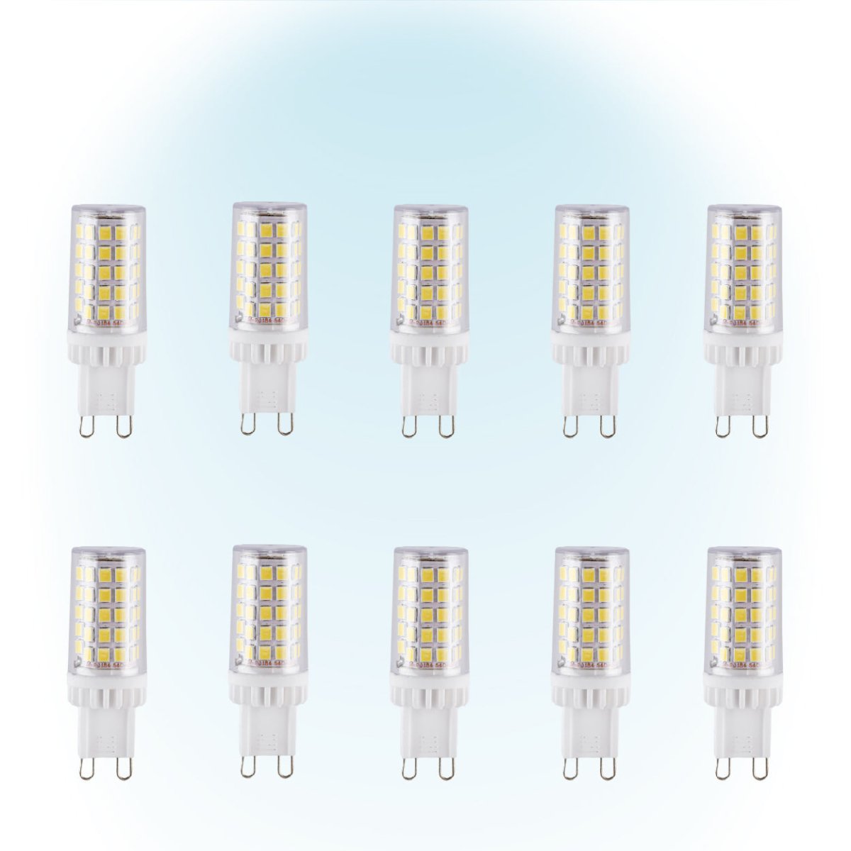 LED Capsule Bulb G9 Snap Fix 4.8W 500lm Pack of 10 6000K cool daylight