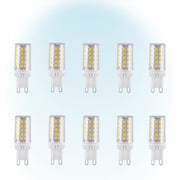 LED Capsule Bulb G9 Snap Fix 4.8W 500lm Pack of 10 6000K cool daylight
