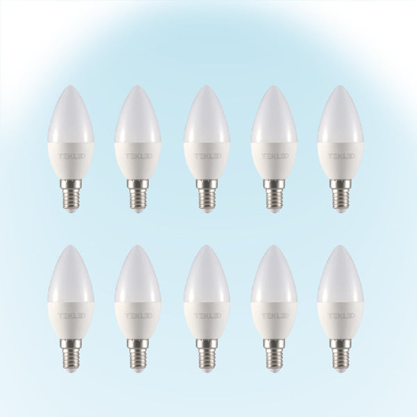 Chao Zan E14 LED Kerzenbirnen - 12 Stück, 4W, 6000K Kaltweiß, Nicht Dimmbar
