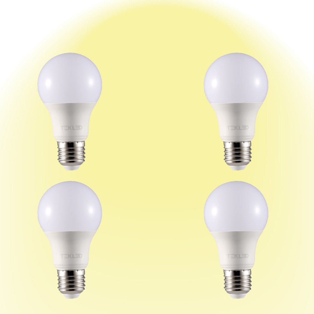 Smart LED GLS Bulb A60 E27 Edison Screw 9W RGB White Pack of 2 Alexa Wifi  Smart Life App
