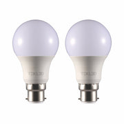 Main photo of dimmable 7w 10w 12w a60 gls b22 bayonet cap led light bulb pack of 2 warm white or cool white