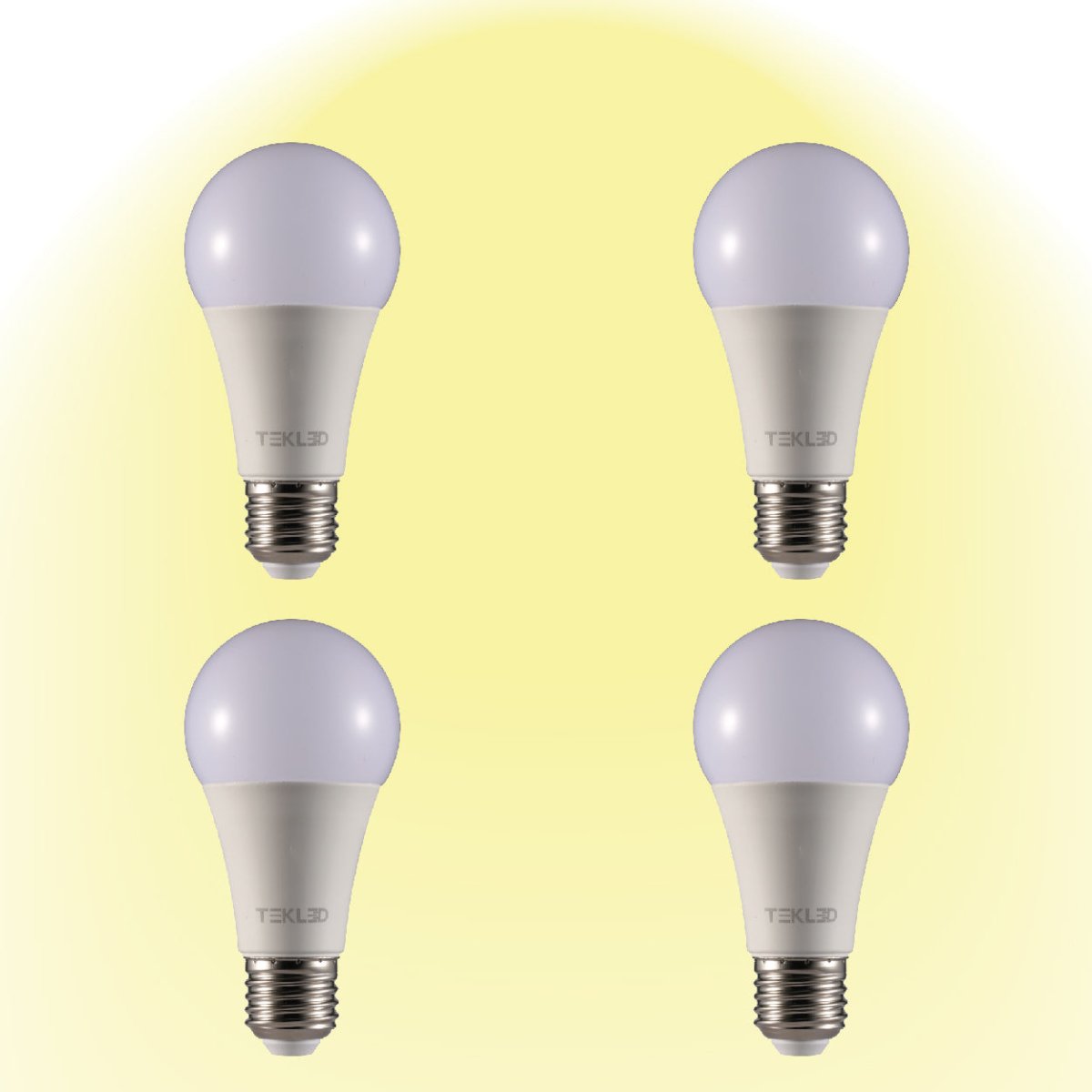 Virgo LED GLS Bulb A60 Dimmable E27 Edison Screw 2700K Warm White 9 W Pack of 4 527-156244
