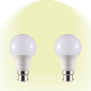 Leo LED GLS Bulb A60 Dimmable B22 Bayonet Cap 4000K Cool White 9 W Pack of 2 527-15630