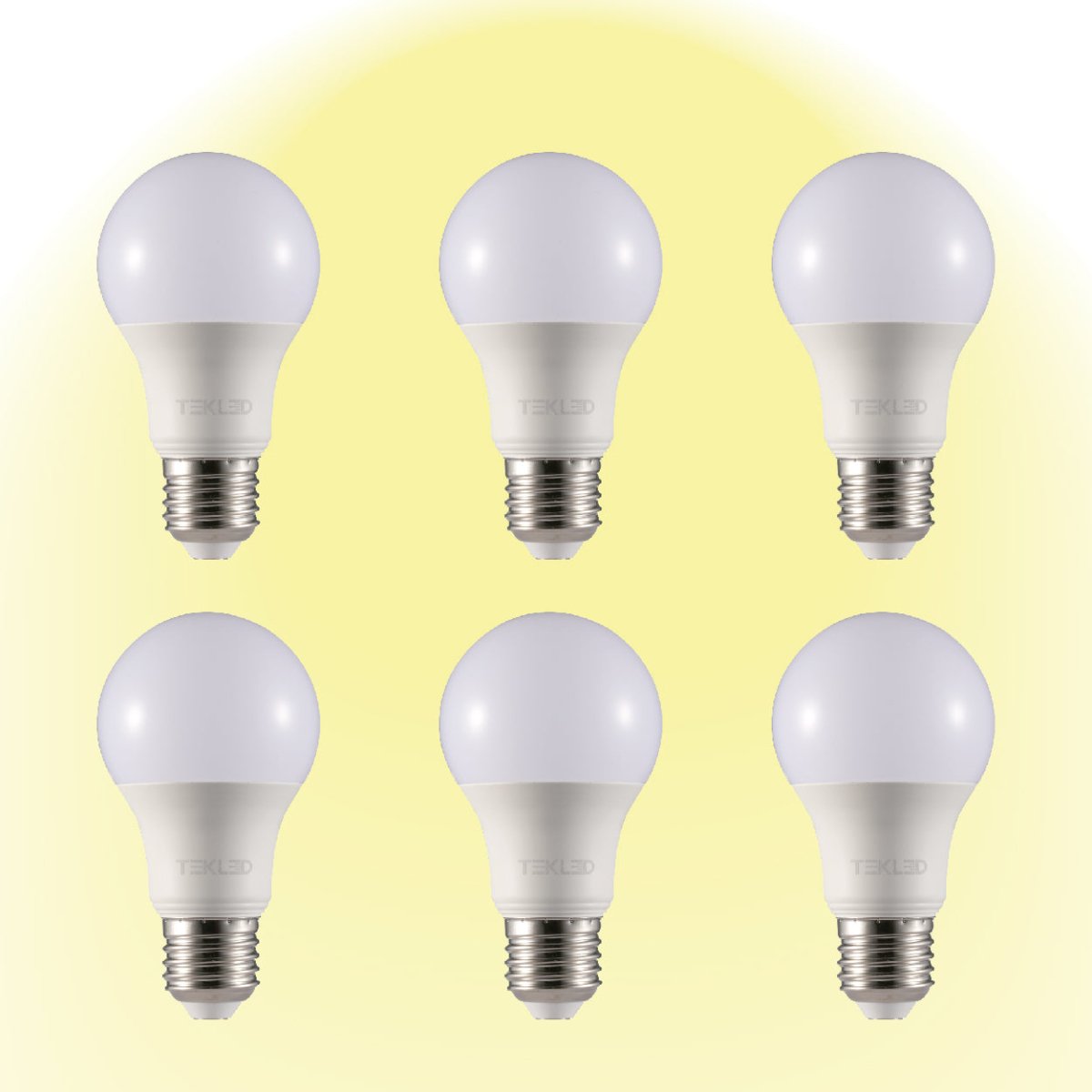 Virgo LED GLS Bulb A60 E27 Edison Screw 2700K Warm White 9 W Pack of 6 527-15656