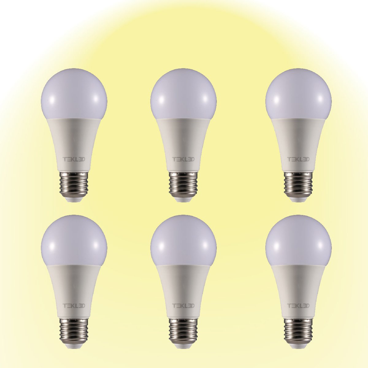 Virgo LED GLS Bulb A60 E27 Edison Screw 2700K Warm White 12 W Pack of 6 527-15672