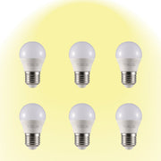 Ursa LED Golf Ball Bulb G45 Dimmable E27 Edison Screw 5W 2700K warm white 6 pack