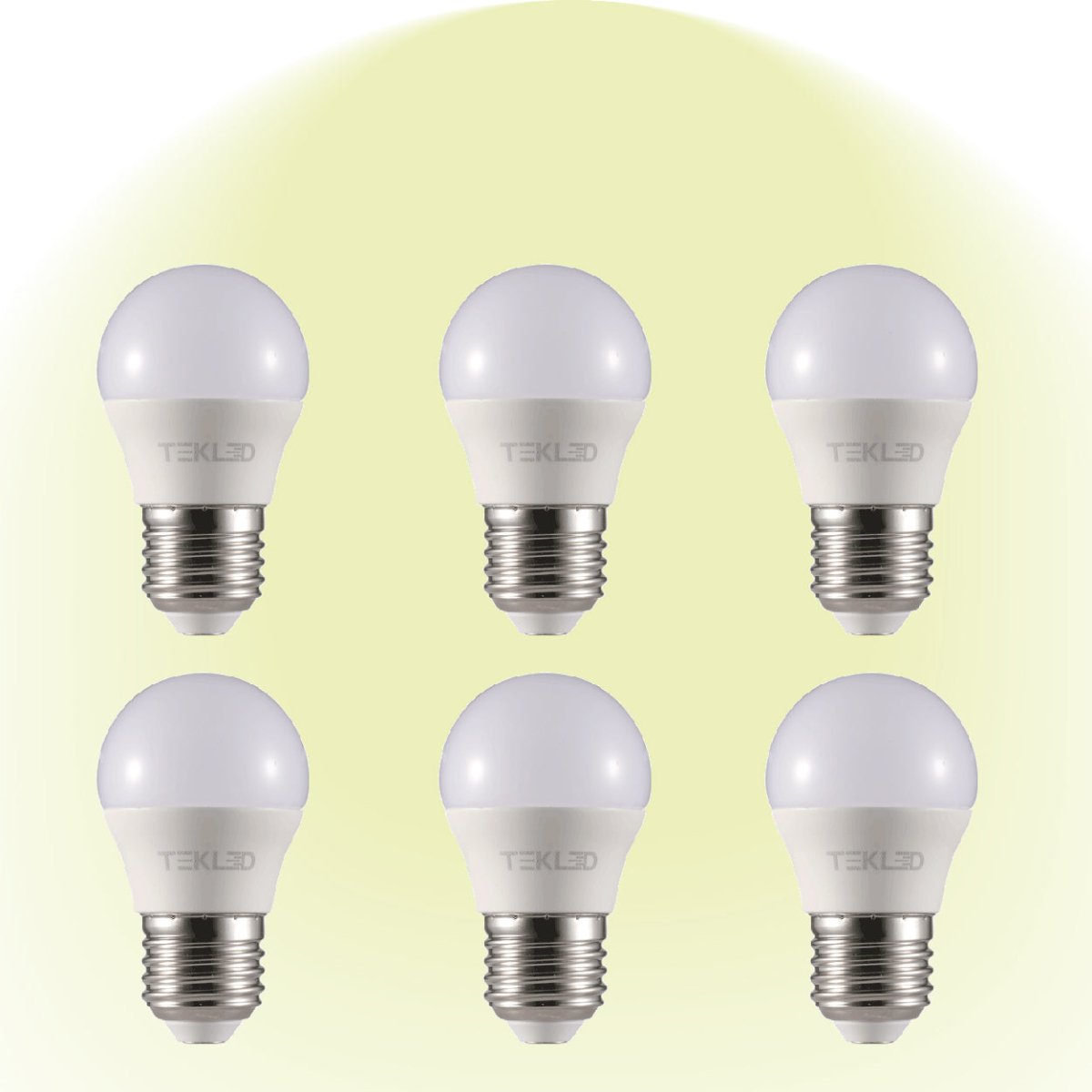Ursa LED Golf Ball Bulb G45 Dimmable E27 Edison Screw 5W 4000K cool white 6 pack