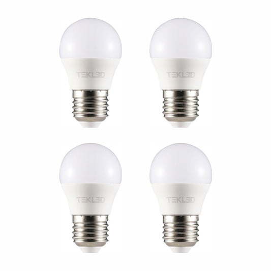 Plain image of a pack of Ursa LED Golf Ball Bulb G45 Dimmable E27 Edison Screw 5W Warm White 2700K Pack of 4 4000k cool white