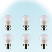 Ursa LED Golf Ball G45 B22 Bayonet Cap 5W Pack of 6 6500K Cool Daylight