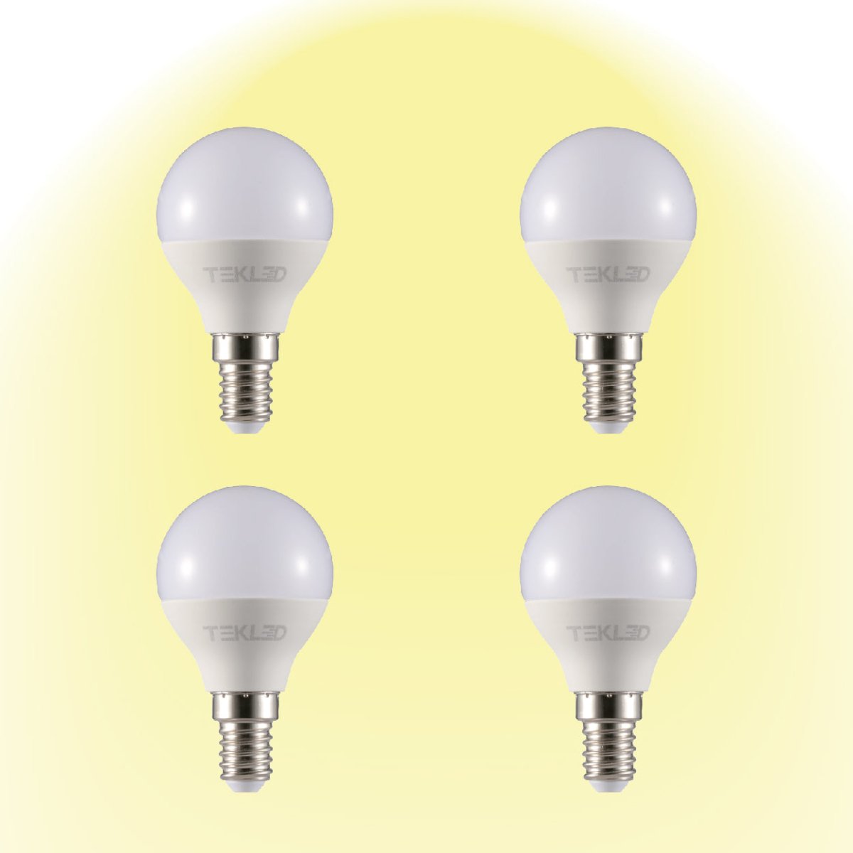 3000K warm white Canes LED Golf Ball Bulb P45 Dimmable E14 Small Edison Screw 6W 4 pack