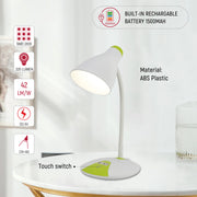 Close shots of Adjustable Gooseneck LED Desk Lamp with Dual Colour Design 130-03757
