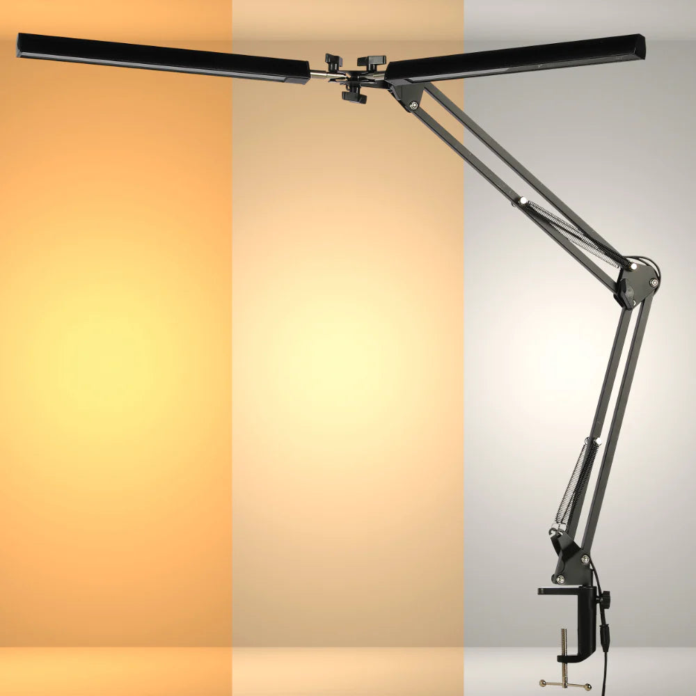 Main image of Black LED Long Arm Dimming Desk Light 10W 3000-6000K TEKLED | TEKLED 130-03767