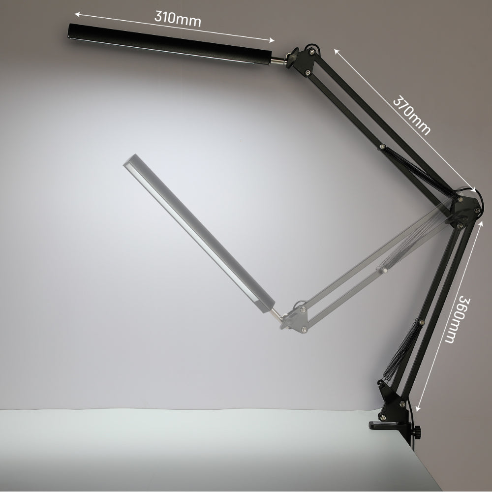 User manual for Black LED Long Arm Dimming Desk Light 10W 3000-6000K TEKLED | TEKLED 130-03764