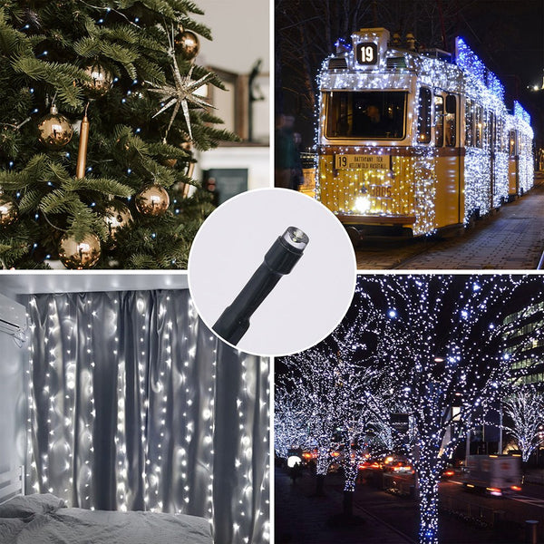 Everyday and party use of Canopus Solar 200 LEDs 22m Cool White LED String Light