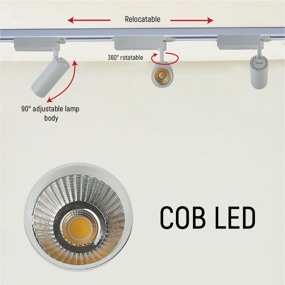 Cob track deals light 30w