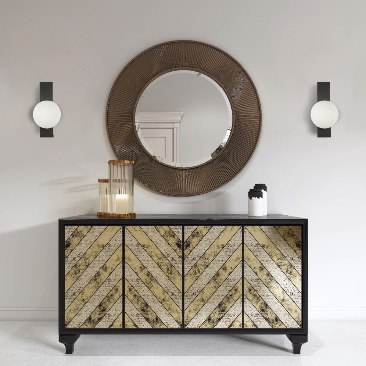 Usage of Contemporary Adjustable Globe Wall Sconce Light 151-19964