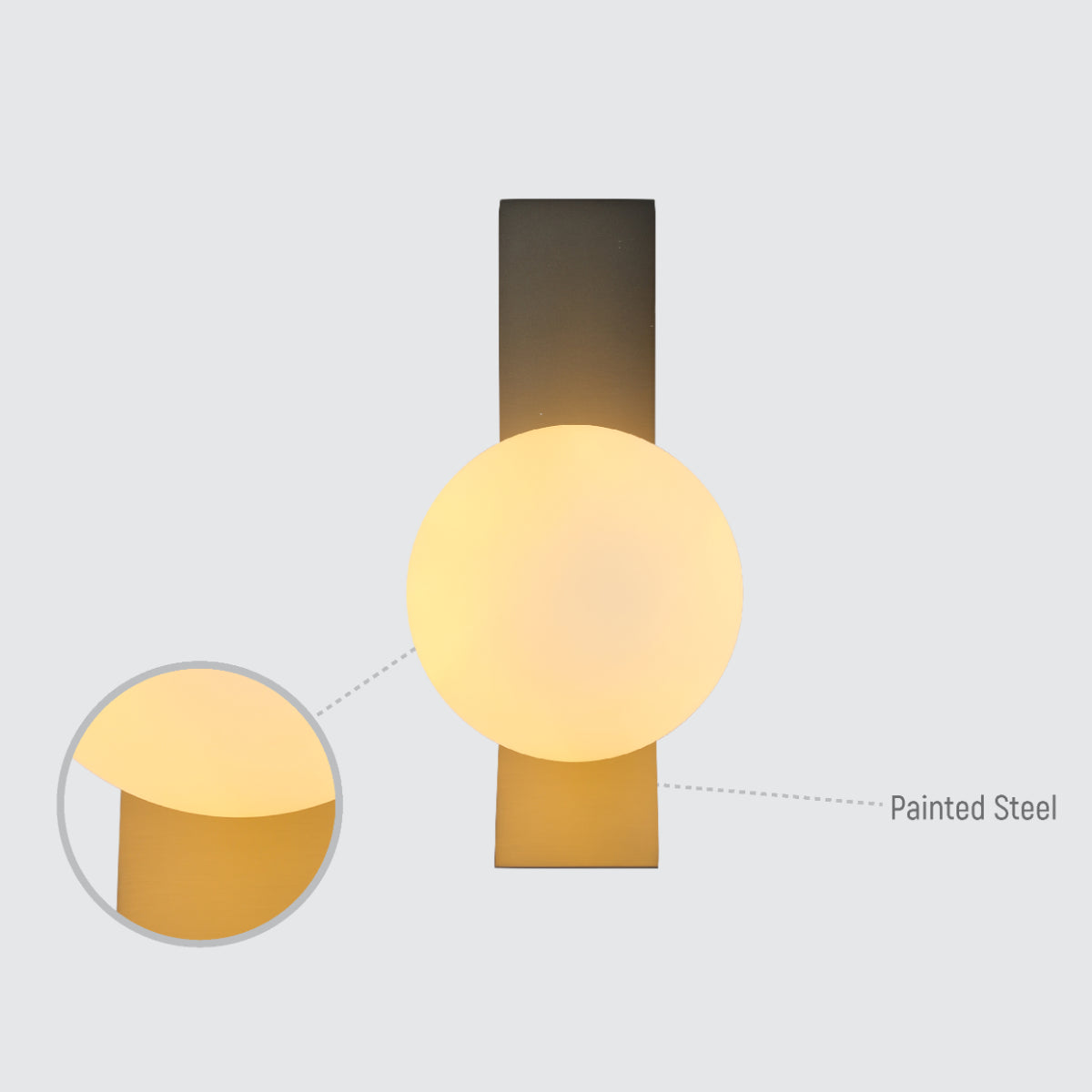 Lighting properties of Contemporary Adjustable Globe Wall Sconce Light 151-19968