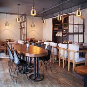 Usage of Contemporary Dome-Topped Cylinder Pendant Light 150-18439