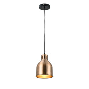 Main image of Contemporary Dome-Topped Cylinder Pendant Light 150-18439