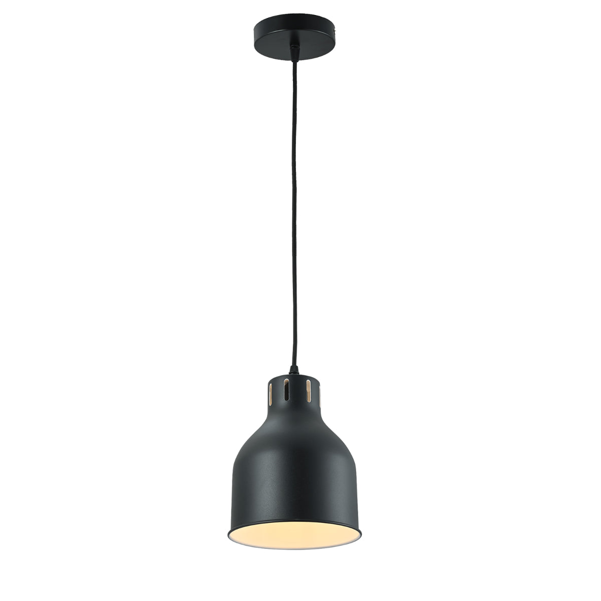 Main image of Contemporary Dome-Topped Cylinder Pendant Light 150-18441