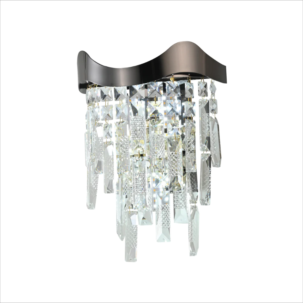 Crown Crystal Chandelier Wall Light