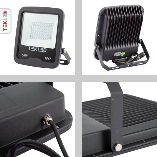 Design closeup for LED Floodlight SMD 3030 Uk 50W Cool White 4000K IP65