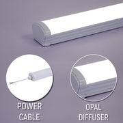 Detailed images of LED Tri-proof Batten Linear Fitting 54W 5000K Cool White IP65 150cm 5ft