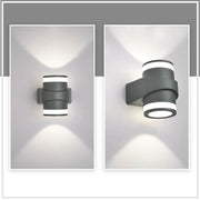 Detailed shots of LED Diecast Aluminium Double Direction Wall Lamp 2x7W 4000K Cool White IP54 Black | TEKLED 182-03363