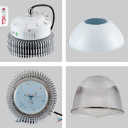 Detailed shots of LED Radiator Highbay 150W Cool White 4000K IP20 | TEKLED 230-03562