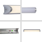 Detailed shots of Mirror  Vanity Bathroom LED Light 4000K 6000K Cool white Cool Daylight 470mm 12W 760mm 18W Chrome | TEKLED 117-032680