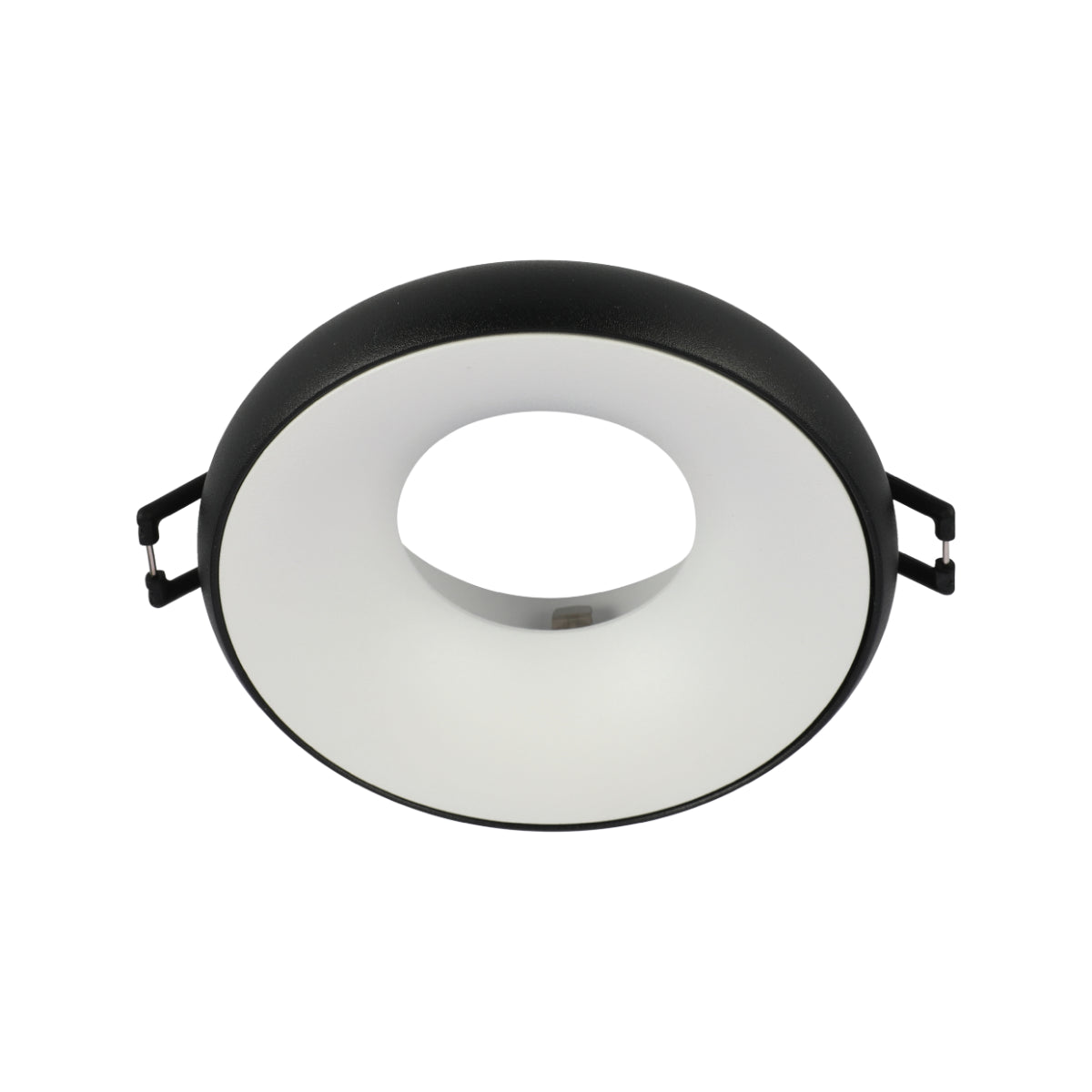 Main image of Die-Cast Aluminium Fixed GU10 Downlight with Color-Accented Bezel 143-04036
