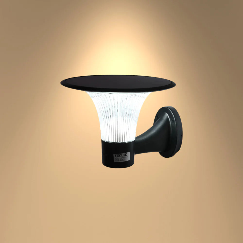 Main image of TEKLED Dual CCT Solar LED Wall Pathway Light 15W-Black | TEKLED 260-03582