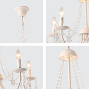 Details of Elegant Cascade Waterfall Crystal Chandelier Ceiling Light | TEKLED 159-17966