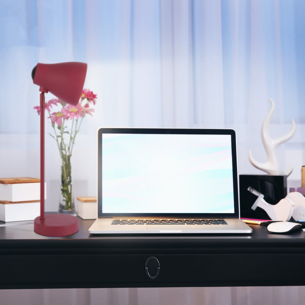 Where to use Elegant Rotatable Desk Lamp in Assorted Colors 130-03648